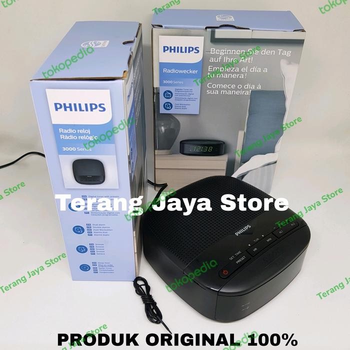 RADIO PHILIPS TAR3205 JAM RADIO DIGITAL PHILIPS TAR3205 RADIO CLOCK