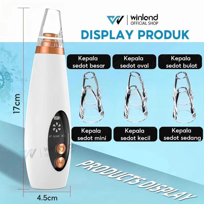 

[COD] WINLAND ALAT PEMBERSIH PENYEDOT KOMEDO VACUUM CLEANER ELEKTRIK -JERAWAT WAJAH VACUUM