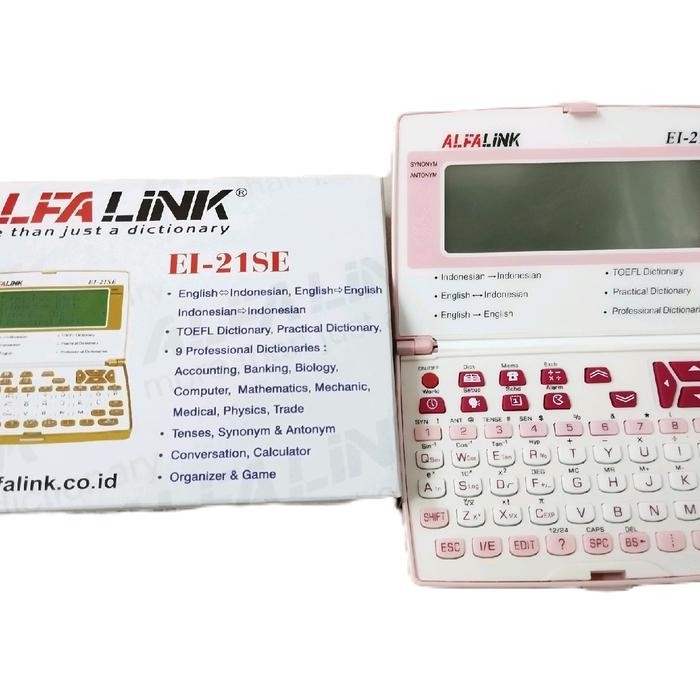 

ALFALINK EI 21 SE PINK/KAMUS ELEKTRONIK CALCULATOR