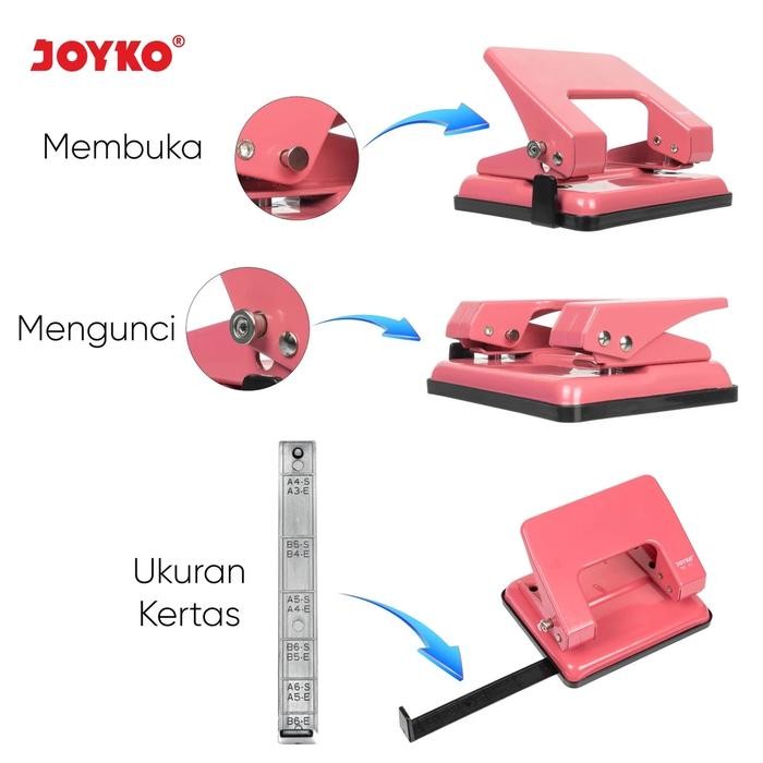 

Terbaru! Joyko Punch No.40 Ukuran Sedang Pembolong Kertas Sedang