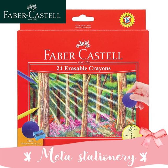 

Crayon Bisa Hapus / Erasable Crayon Faber Castell 24