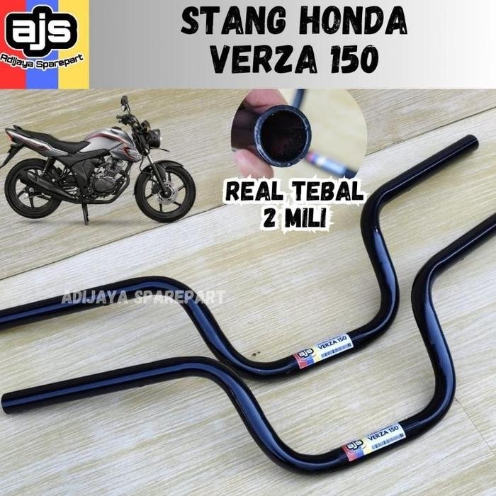 Stang Stir Variasi Aksesoris Motor Honda Verza Cb 150 Model Ori - HITAM