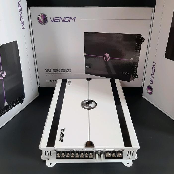 VENOM VO 406 MKII AMPLIFIER AUDIO MOBIL 4 CHANNEL VENOM VO406MKII VENOM VO 406MKII BASS