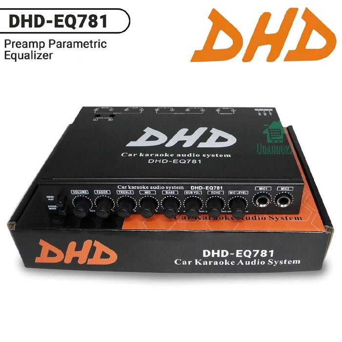 PARAMETRIC CAR EQUALIZER - PREAMP - DHD EQ781