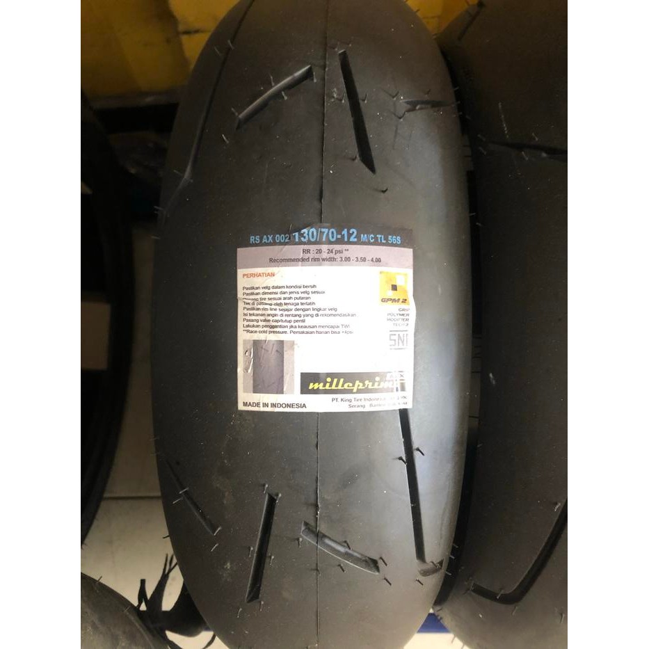 130/70-12 MILLEPRIMO RS AX 001 ADX