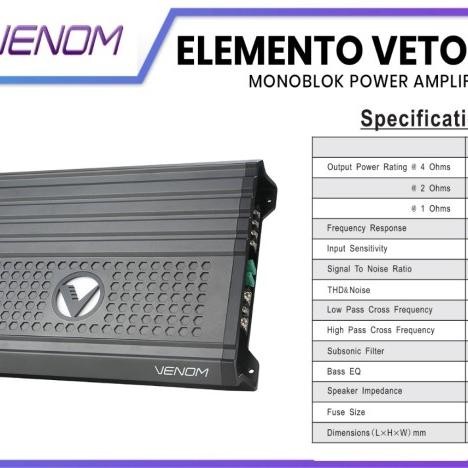 POWER MONOBLOK VENOM VETO