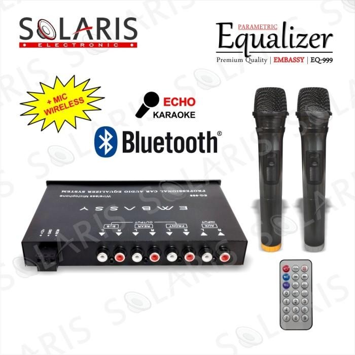 L14- PARAMETRIC EQUALIZER MOBIL BLUETOOTH MIC WIRELES EMBASSY EQ-999 PREAMP