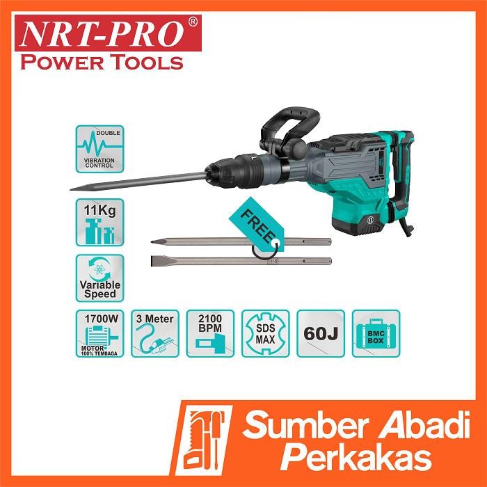 Cuci Gudang Nrt-Pro Ph 11 Hd Mesin Bor Bobok Beton Tembok Jack Hammer Ph11Hd Ph11