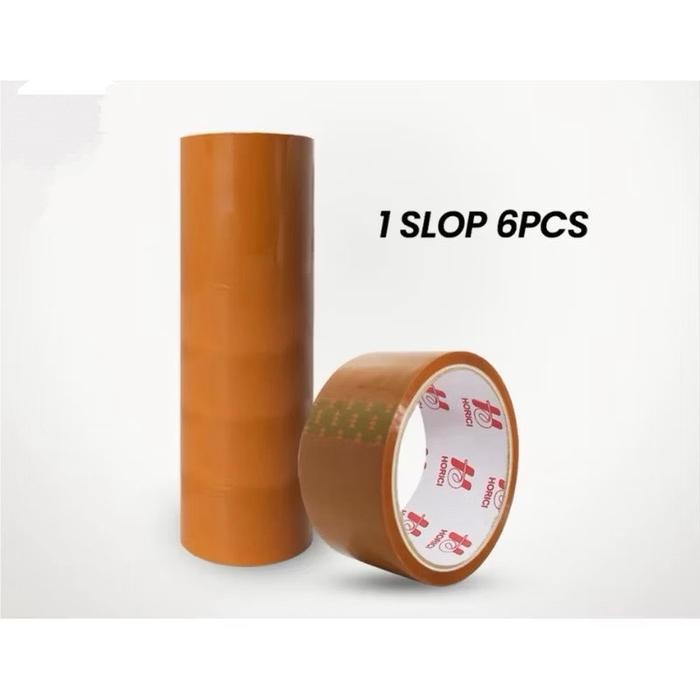 

(Allthebest) 6PCS (1 SLOP) LAKBAN 2 INCH BENING/COKLAT SUPER MURAH 45MMX90 YARD