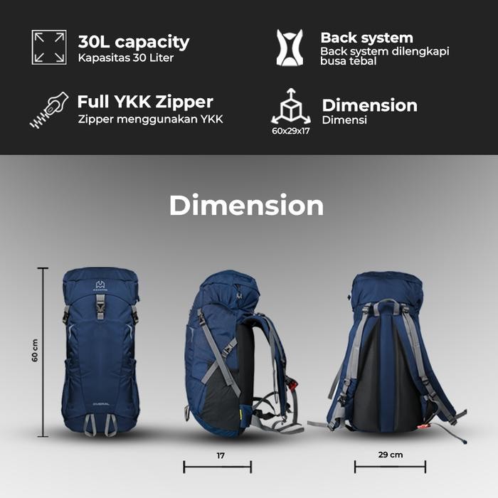 Tas Gunung Hikemore Emeral 30 Liter Orinal