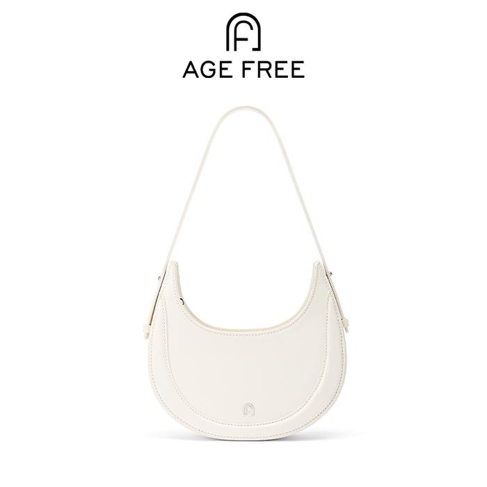AGE FREE Yoona Bag Tas Selempang Wanita Tas Wanita Slingbag Tas Underarm Bag-Tali bahu putih Cewek