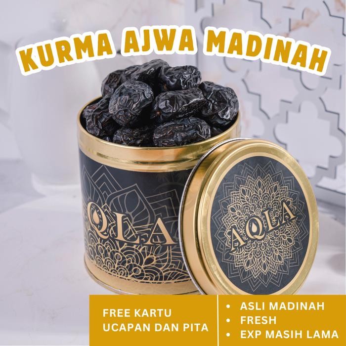 

SIAPKIRIM KURMA AJWA ASLI SAUDI 100% / KURMA NABI / KURMA AJWAH / KURMA KERING AJWA 400GR READY