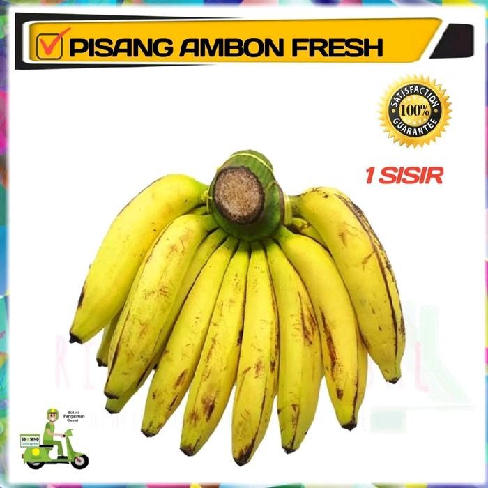 

DISKON pisang ambon /pisang ambon lumut/pisang ambon kuning/1sisir buah segar READY STOCK