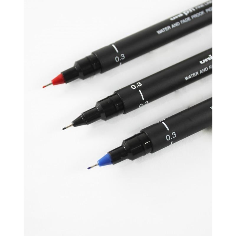 

SARI Uni Pin03-200 Technical Drawing Marker Pen Water & Fade Proof