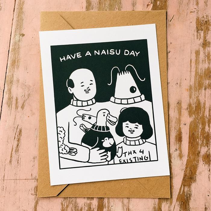 

5WUM Have A Naisu Day - Greeting Card / Postcard