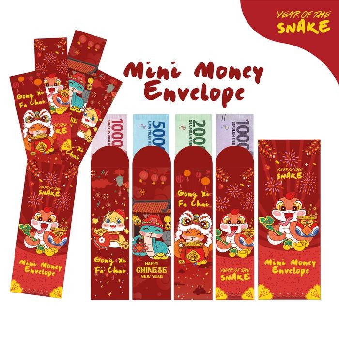 

SARI Angpao Mini 12 Pcs Money Envelope Games Angpao Kocok Tahun Ular 2025 By Paperie Lab