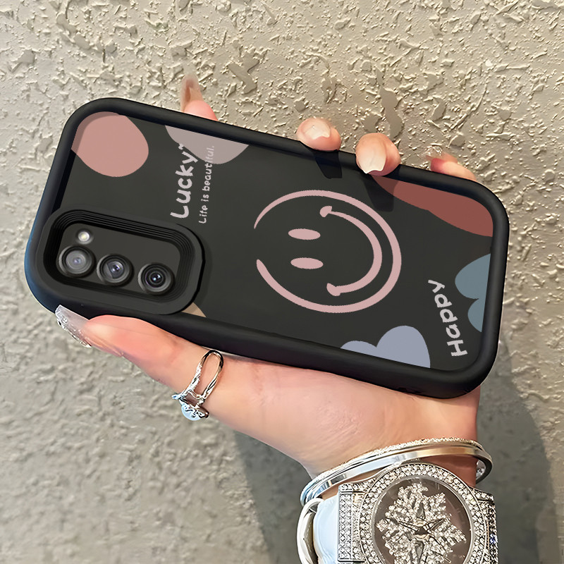 Casing Hp Untuk Samsung S24 FE S20 FE Samsung S21 FE Case Ekspresi imut Kasing telepon ringan tipis 