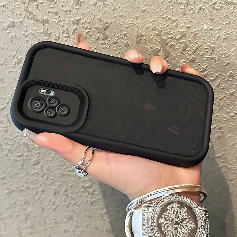 Casing Hp Untuk Xiaomi Redmi Note 10 Redmi Note 10s Redmi Note 10 Pro POCO M5s Case Halo Kitty Kasin