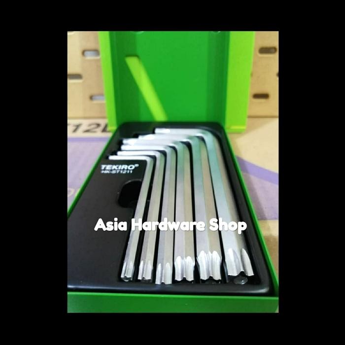 Murah Star Key Set Isi 6 Pcs Kunci L Bintang T25 T30 T40 T45 T50 T55 Tekiro