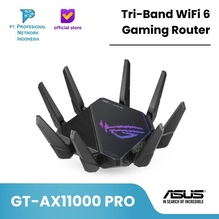 ASUS ROG Rapture GT-AX11000 PRO Tri-Band WiFi 6 gaming router AX11000