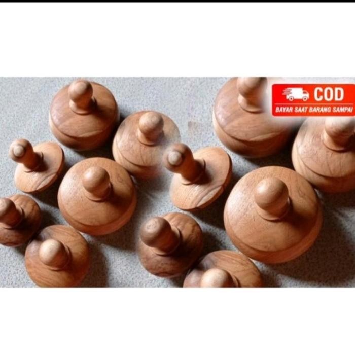 Sinmag Hock - Cetakan Donat Kayu, Cetakan Donat Diameter 6Cm. Cetakan Kue