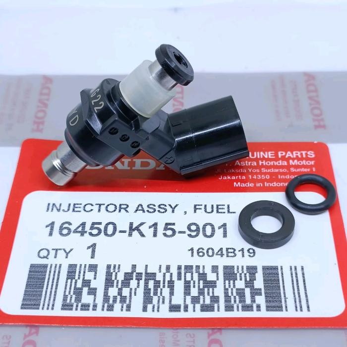 INJEKTOR K15 HOLE 8 + SEAL CB150R OLD CB150R NEW LED, CBR150 NEW LED. ORI