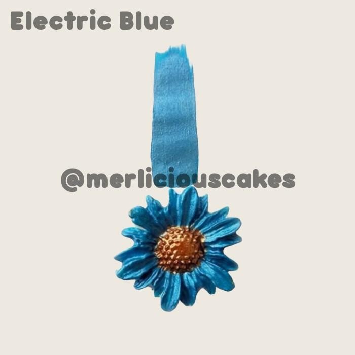 

My Flavor Electric Blue Shimmer For Cake Painting Pewarna Makanan