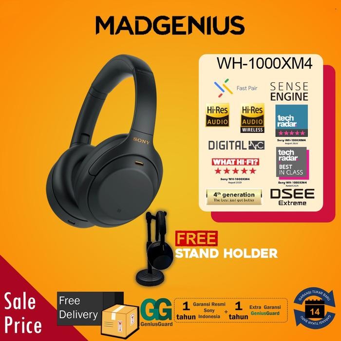 Sony Original WH 1000XM4 / WH-1000XM4 / WH1000XM4 Headset NC Black