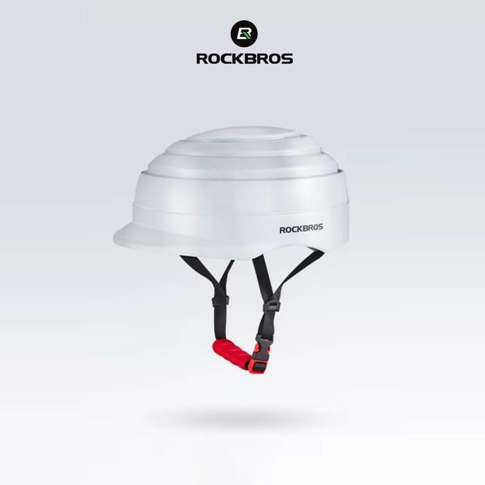 Rockbros Zk-016 Cycling Ebike Helmet - Helm Sepeda Lipat - White