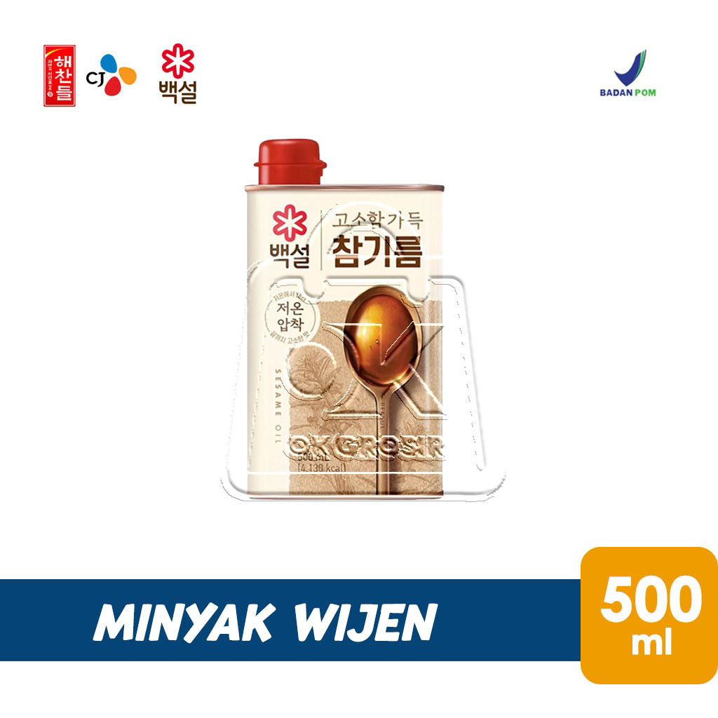 

Minyak Wijen Korea CJ Beksul Sesame Oil (Kaleng 500ml)