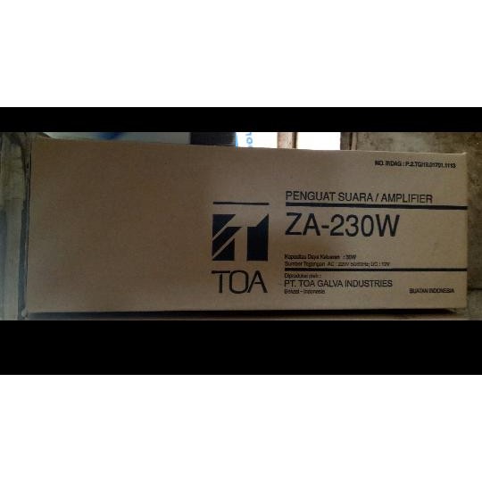 AMPLIFIER TOA ZA-230W MASJID MUSHOLLA