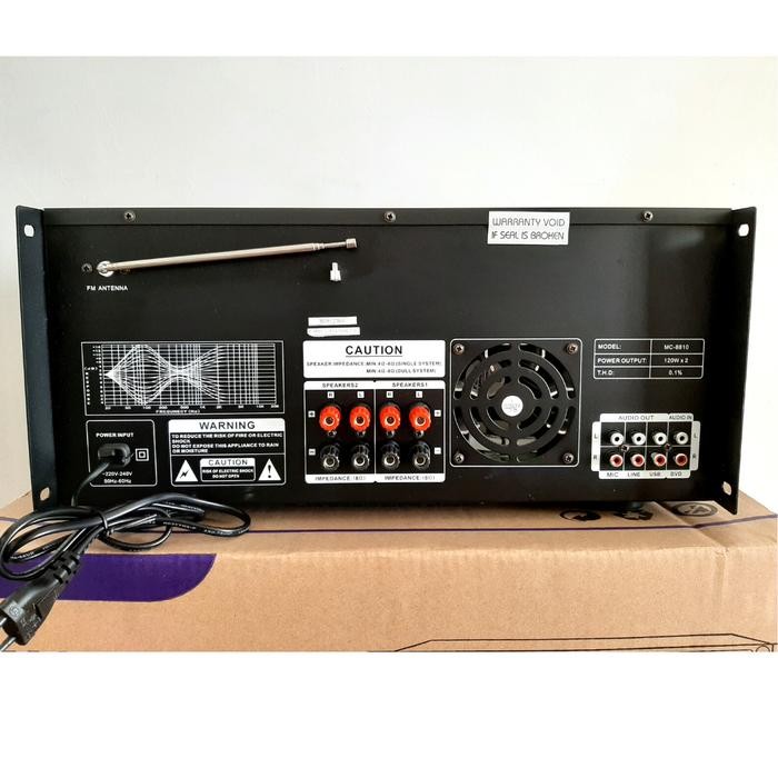 AMPLIFIER POWER MIXER BLUETOOTH/USB/ MP3 KARAOKE MARCOPOLO MC 8810