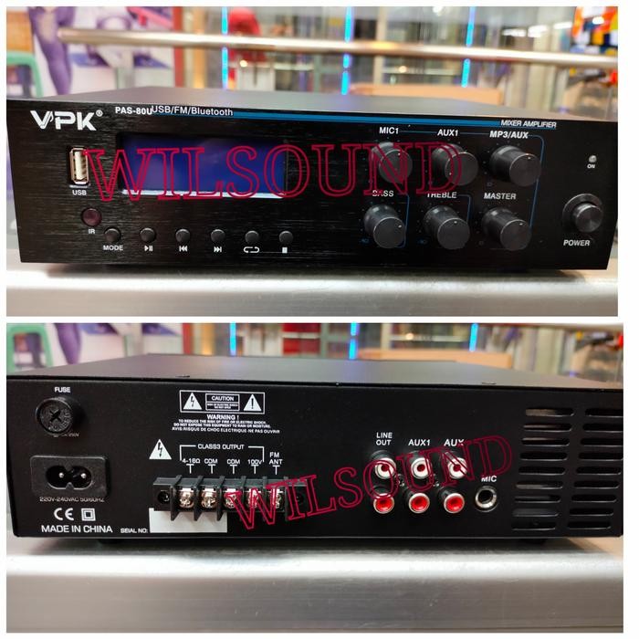 AMPLIFIER VPK PAS 80U ORIGINAL