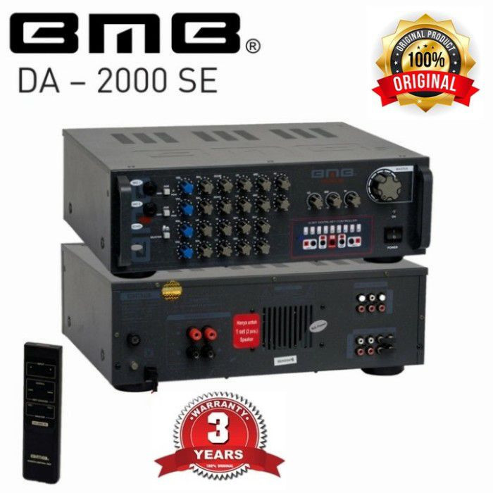 POWER AMPLIFIER AUDIO SOUND BMB DA2000SE KARAOKE DA 2000 SE SNI RESMI
