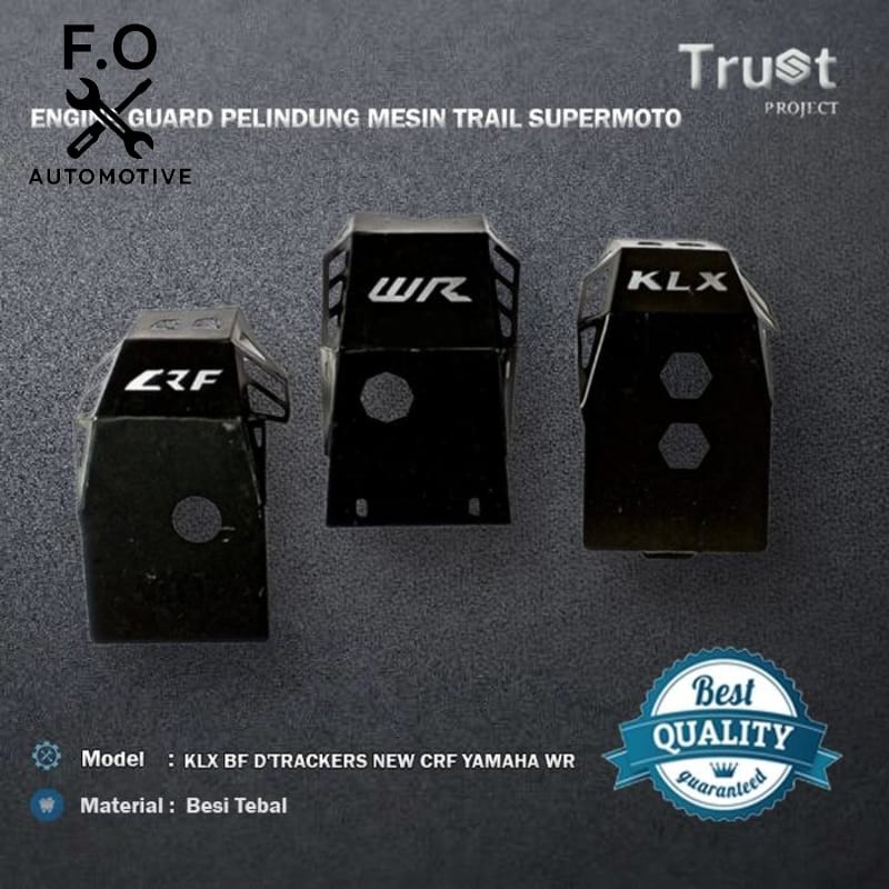 COVER MESIN CRF D'TRACKER KLX PELINDUNG MESIN CRF D'TRACKER KLX - trustproject Besi Motor