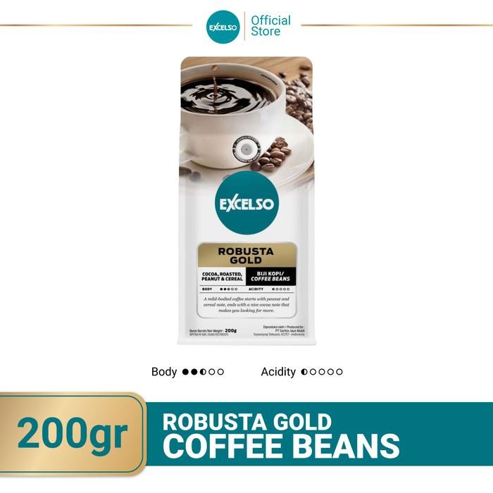 

Excelso Kopi Robusta Gold Beans 200g