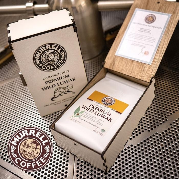 

PREMIUM WILD LUWAK kopi arabica specialty premium biji bubuk MURRELL COFFEE
