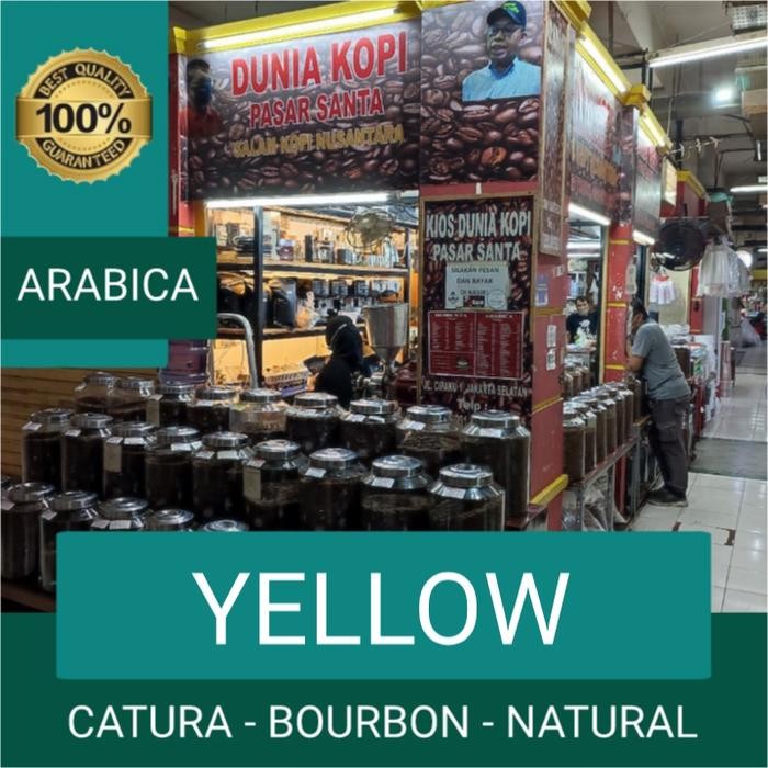 

Kopi Arabika Yellow Premium 250 gram