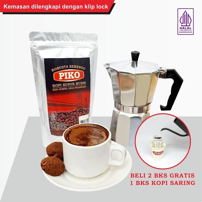 

Kopi Bubuk Robusta Semendo Super 250gr Kopi Piko