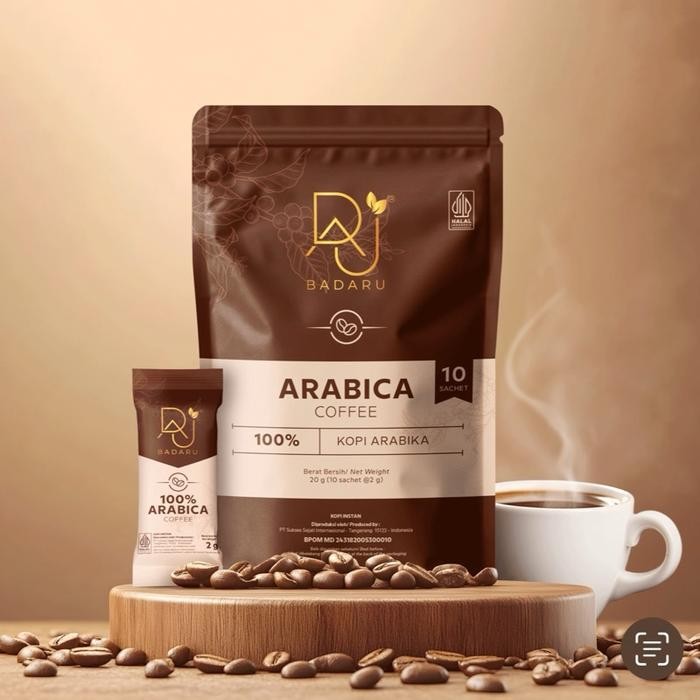 

KOPI BADARU Isi 10sachet KOPI ARABIKA ESPRESSO INSTAN Coffee Bubuk