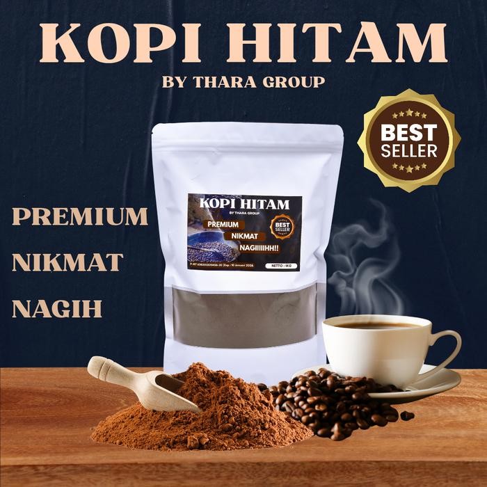 

TERBARU! 1 KG Kopi Hitam Premium dari Thara Group Harga Hemat Rasa Nikmat bikin Nagiiih Cocok Untuk