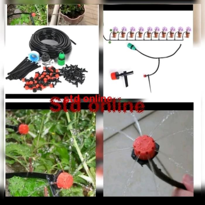 PAKET EMBUN UAP MISTING 30 TITIK NOZZLE KABUT MISTING EMBUN