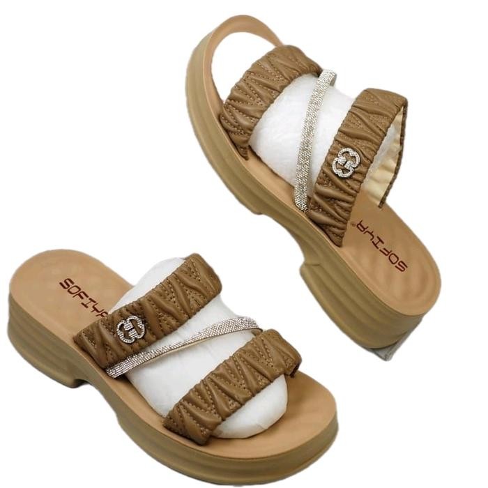 sis sandal wedges wanita original sofiya 6990-10 terbaru Sendal Karet