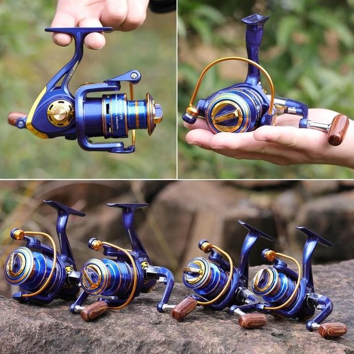 

2024 NEW Caldari Spinning reel BF series 13BB 5.2:1 Ball Bearings Big Trolling Fishing Reels Feeder