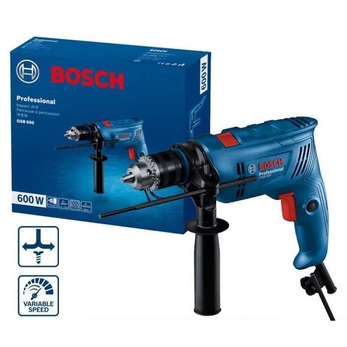 BOSCH GSB 600 - Impact Drill BOSCH Mesin Bor Beton, Besi, Kayu
