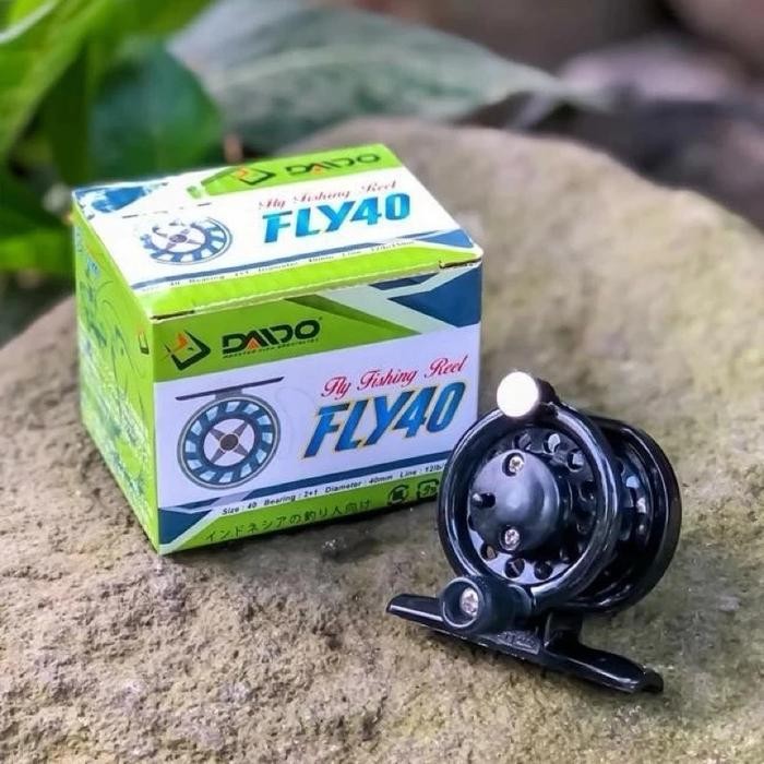 Tokos Daido fly 40 Reel Tegek Reel Fly Tokos Ogawa Fly Reel #45 Bening Bearing 2+1 RIngan Kuat Reel
