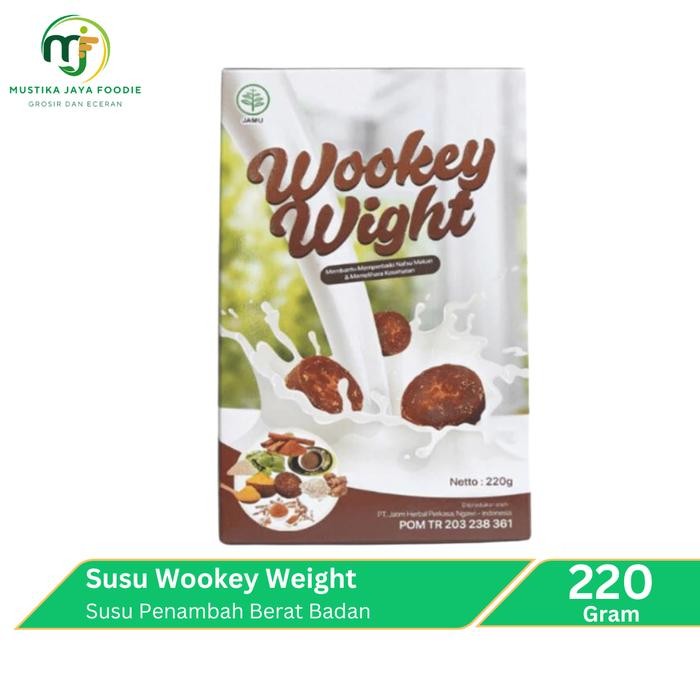 

Promo 1 Box Wookey Weight - Susu Penambah Berat Badan BPOM Herbal Alami Paket Nutrisi