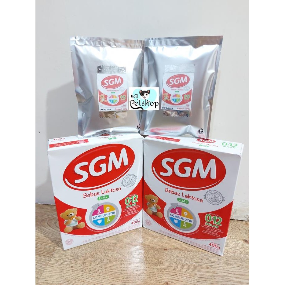 Susu SGM LLM Bebas Laktosa Repack 100gr untuk Susu Kucing