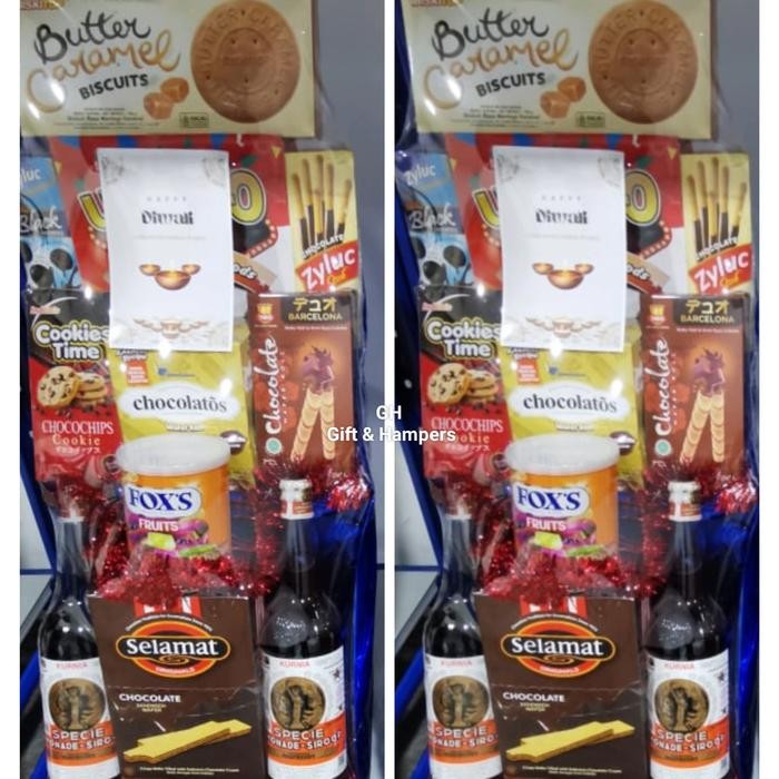 

Parcel Snacks Happy Dewali Deepavali /Selamat Hari Raya Hampers Parsel