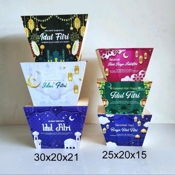 

[Rakit Sendiri] Box Alas Parcel Lebaran / kotak parcel idul fitri